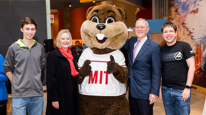 Tim the Beaver is always the life of the party.