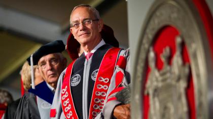 L. Rafael Reif at inauguration